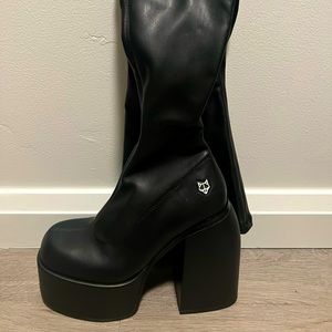 Naked Wolfe Juicy Black Boots